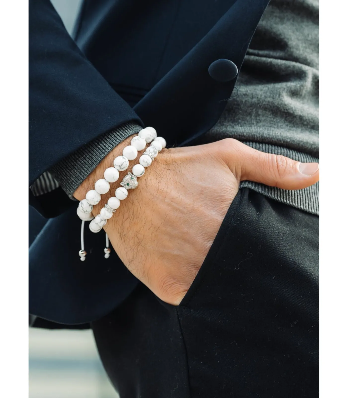 Online Armband “Leopard Head” Heren Armbanden