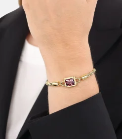 Clearance Armband m.Anh. voor dames, roestvrij staal, zirkonia DAMES Armbanden