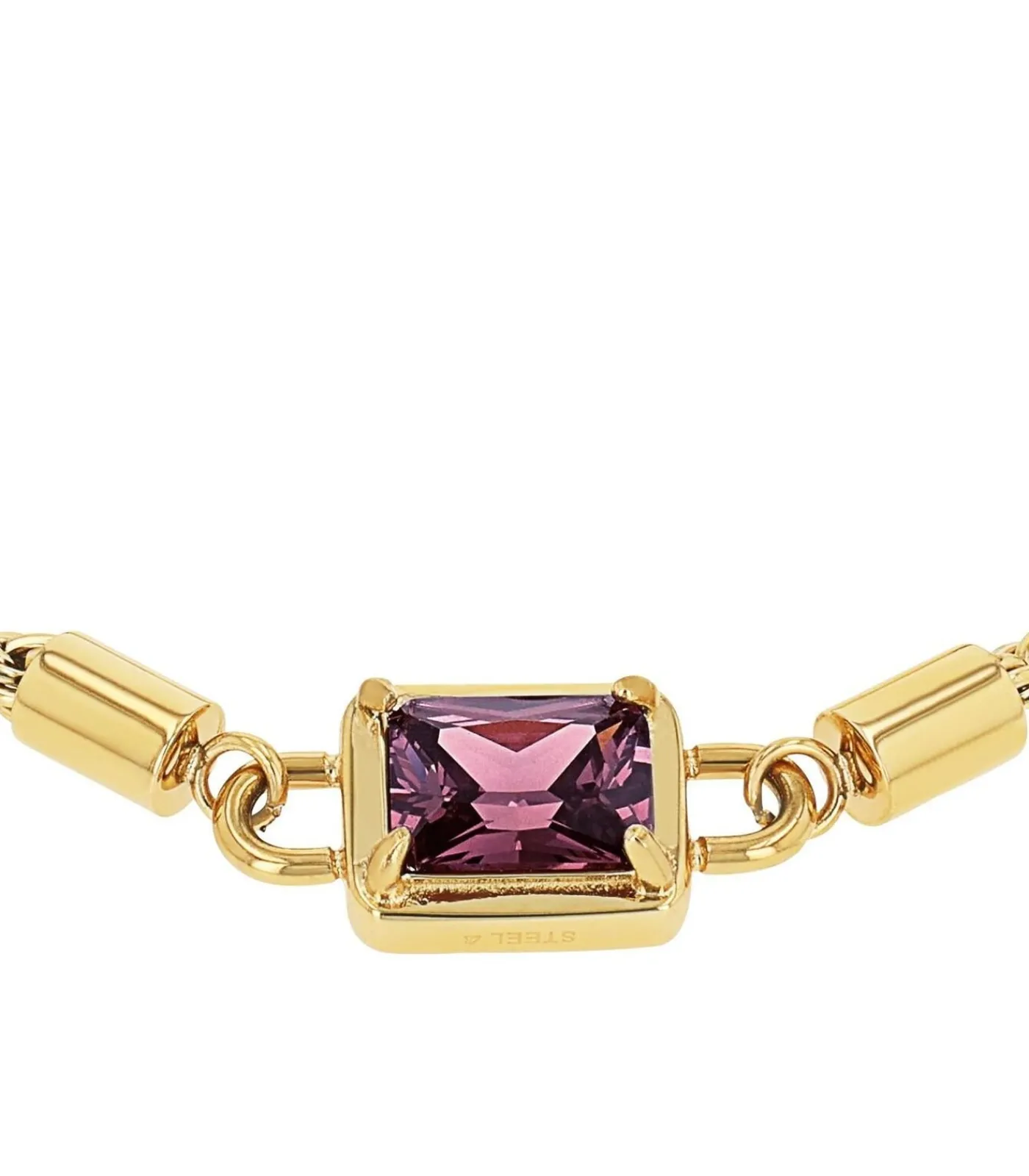 Clearance Armband m.Anh. voor dames, roestvrij staal, zirkonia DAMES Armbanden