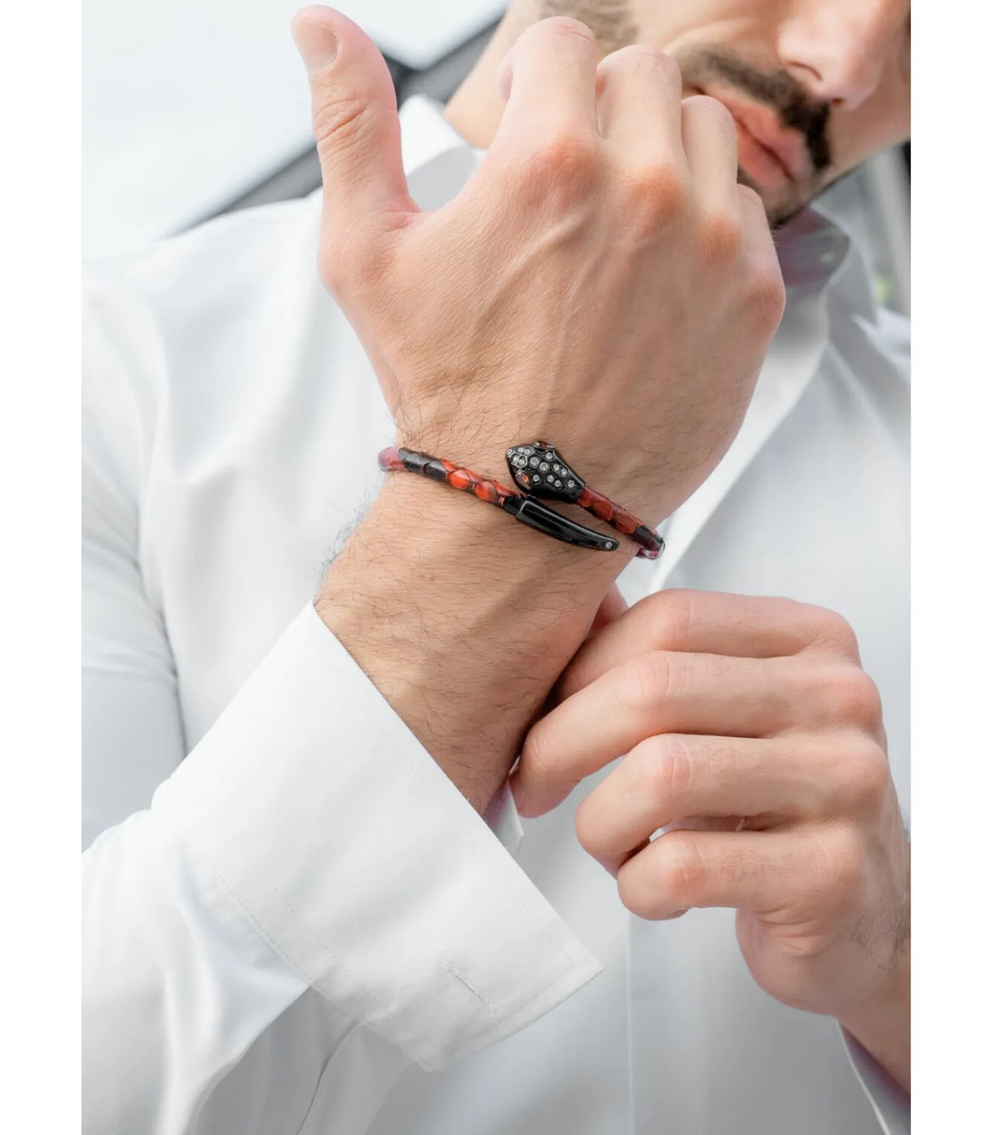 New Armband “Snake Head” Heren Armbanden