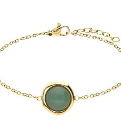 Outlet Armband Staal 19 cm - Goudkleurig DAMES Armbanden