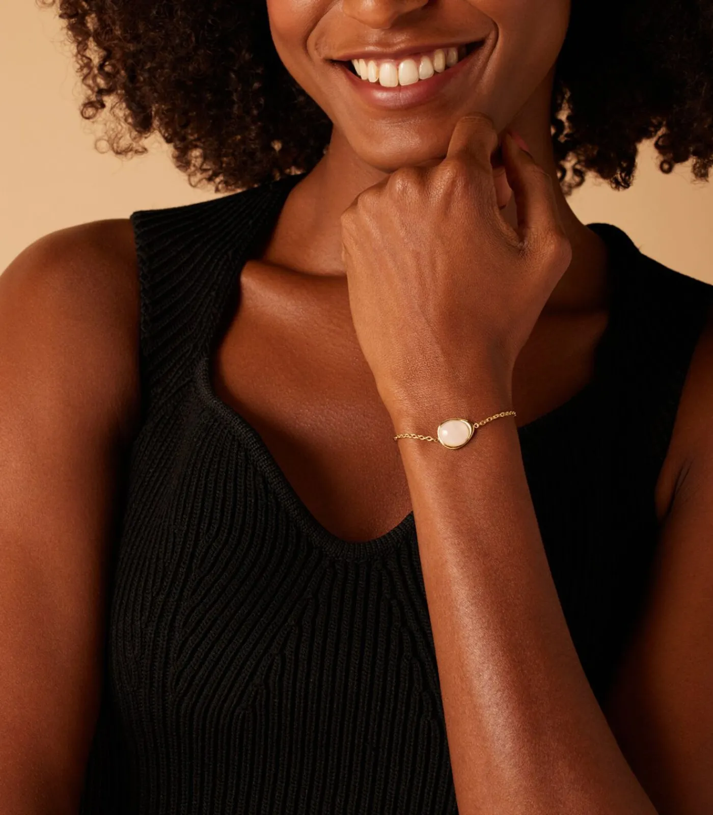 DAMES Lucardi Armband Staal 19 cm - Goudkleurig