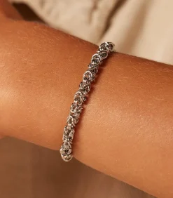 DAMES Lucardi Armband Staal 15 cm - Zilverkleurig