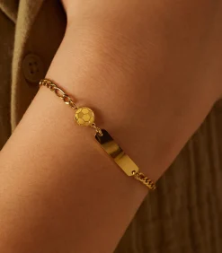 DAMES Lucardi Armband Staal 15 cm - Zilverkleurig