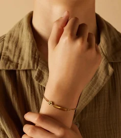 DAMES Lucardi Armband Staal 15 cm - Zilverkleurig