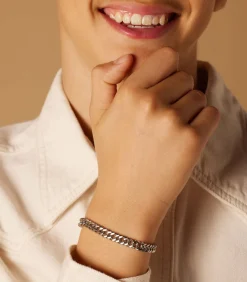 DAMES Lucardi Armband Staal - Zilverkleurig