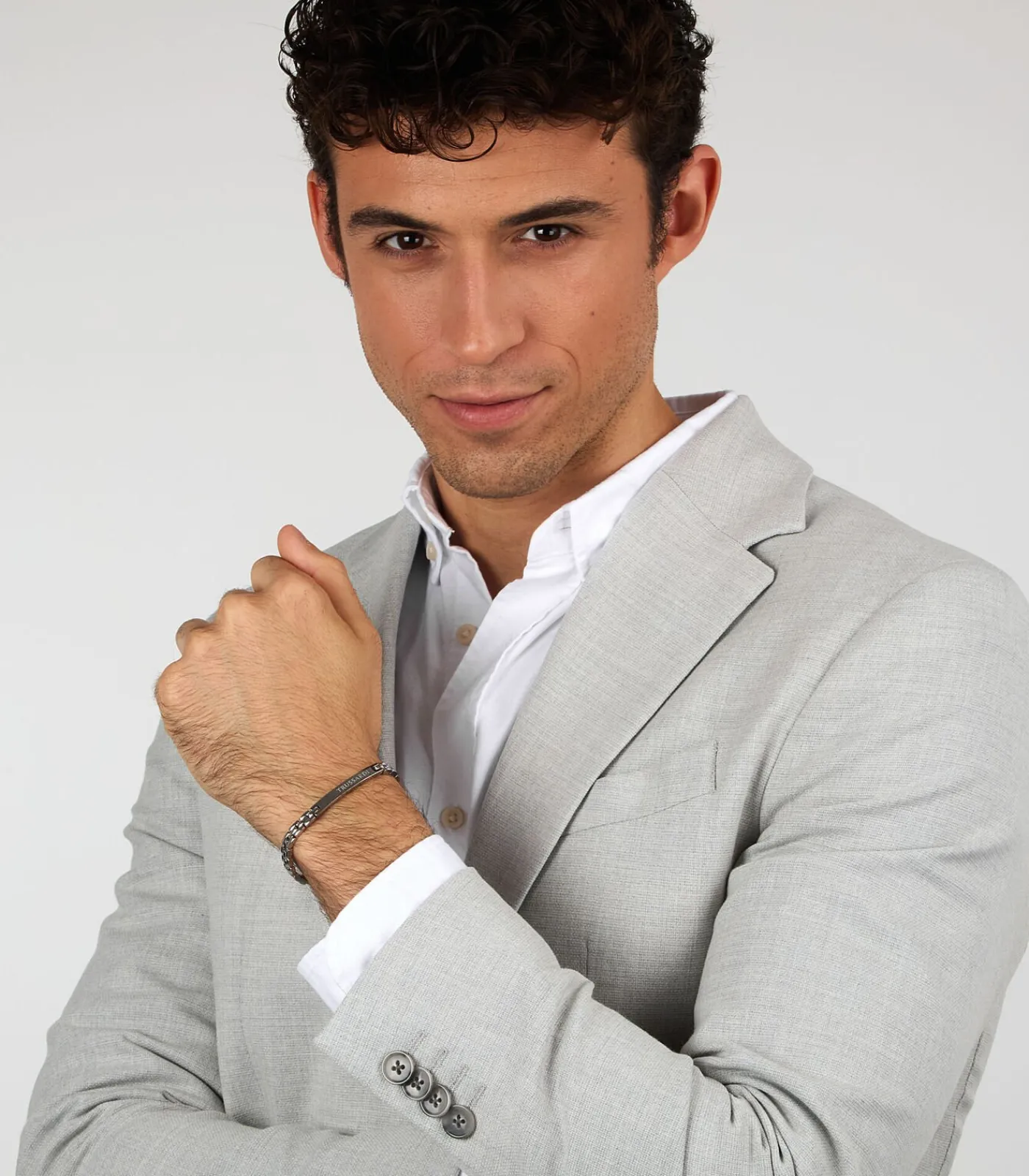 Heren Trussardi Armband T-STEEL