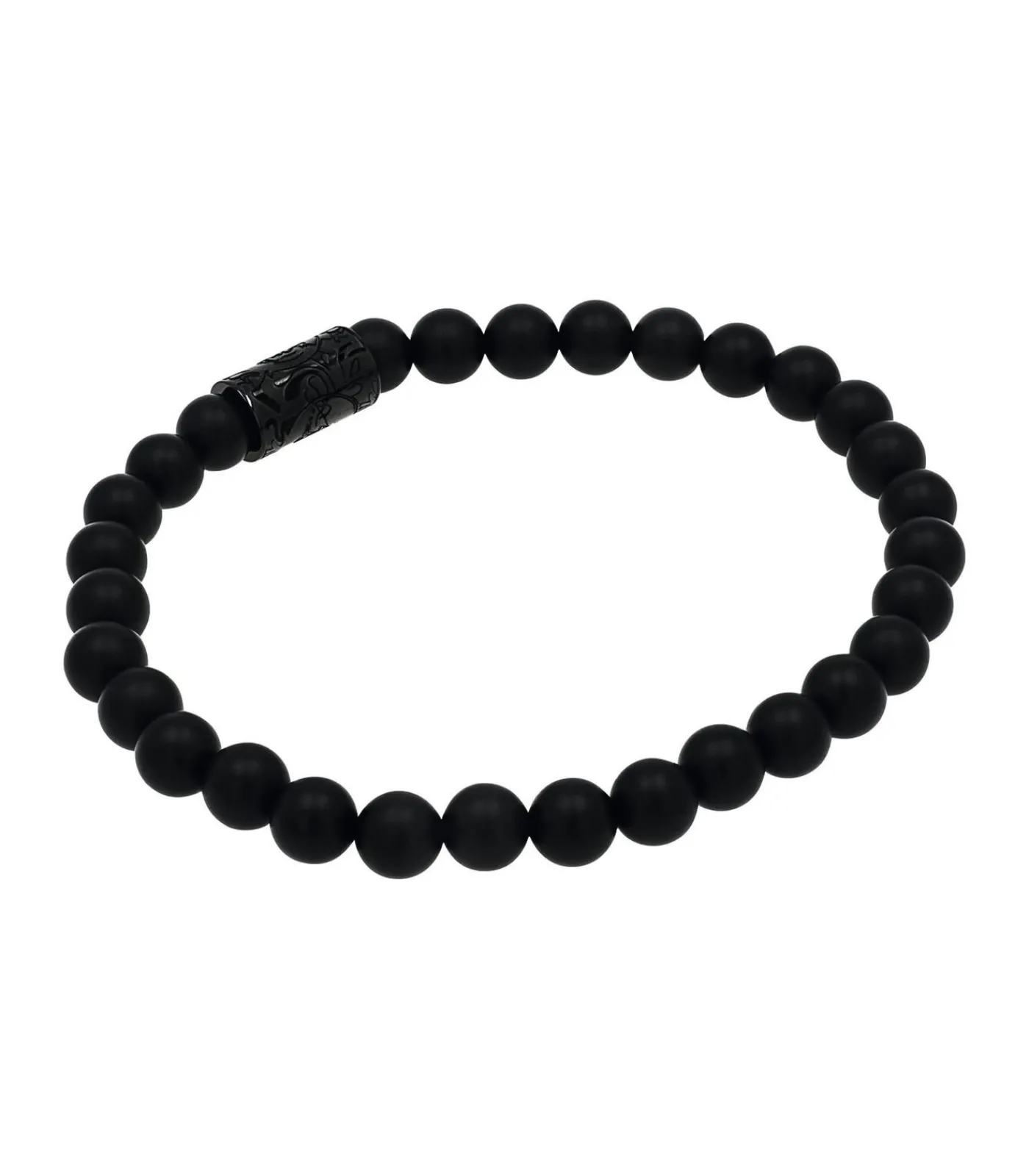 Outlet Armband voor dames en heren, unisex, roestvrij staal, onyx | schorpioen Heren Armbanden