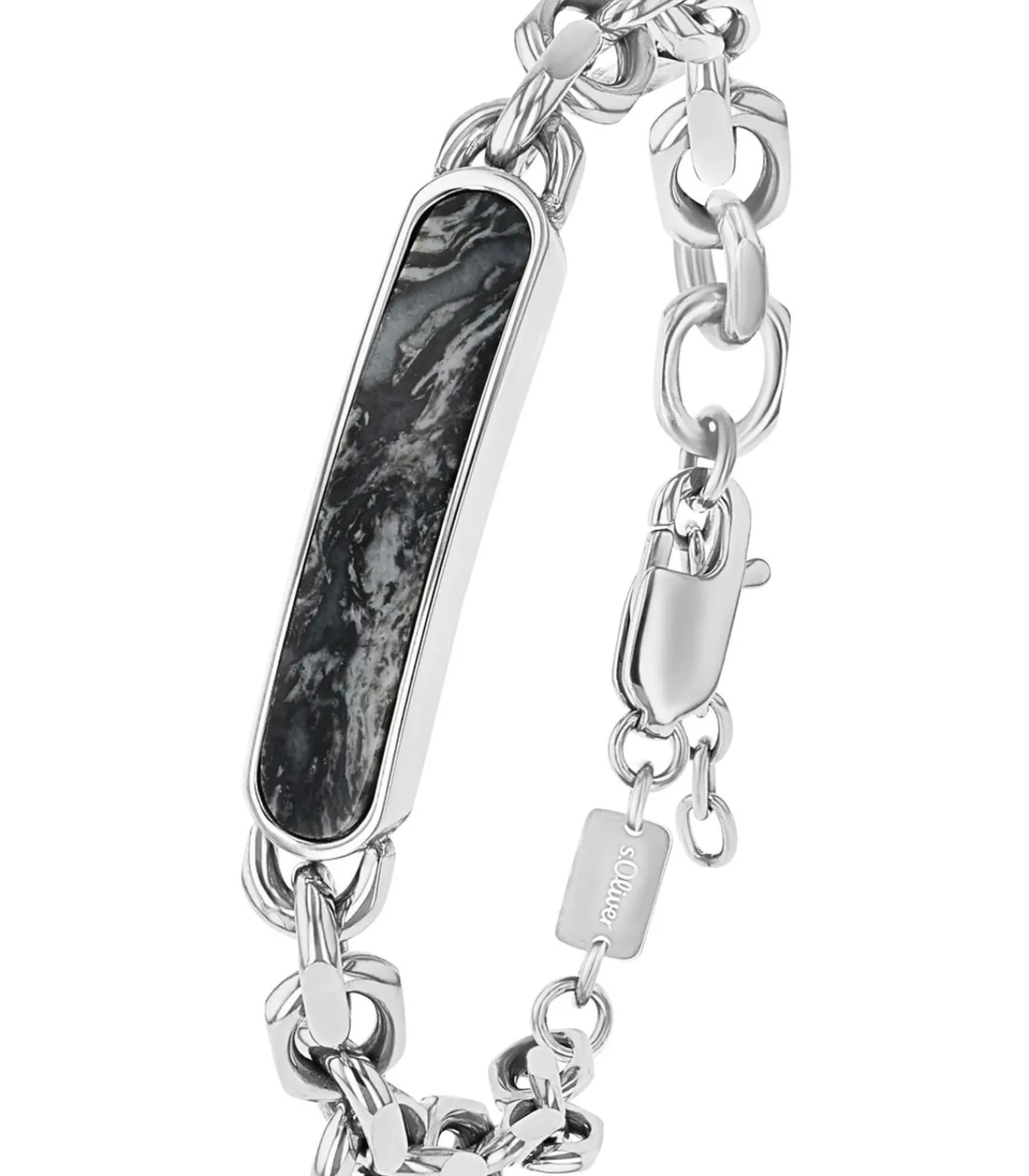 Armband voor mannen, roestvrij staal, jaspis Heren Armbanden