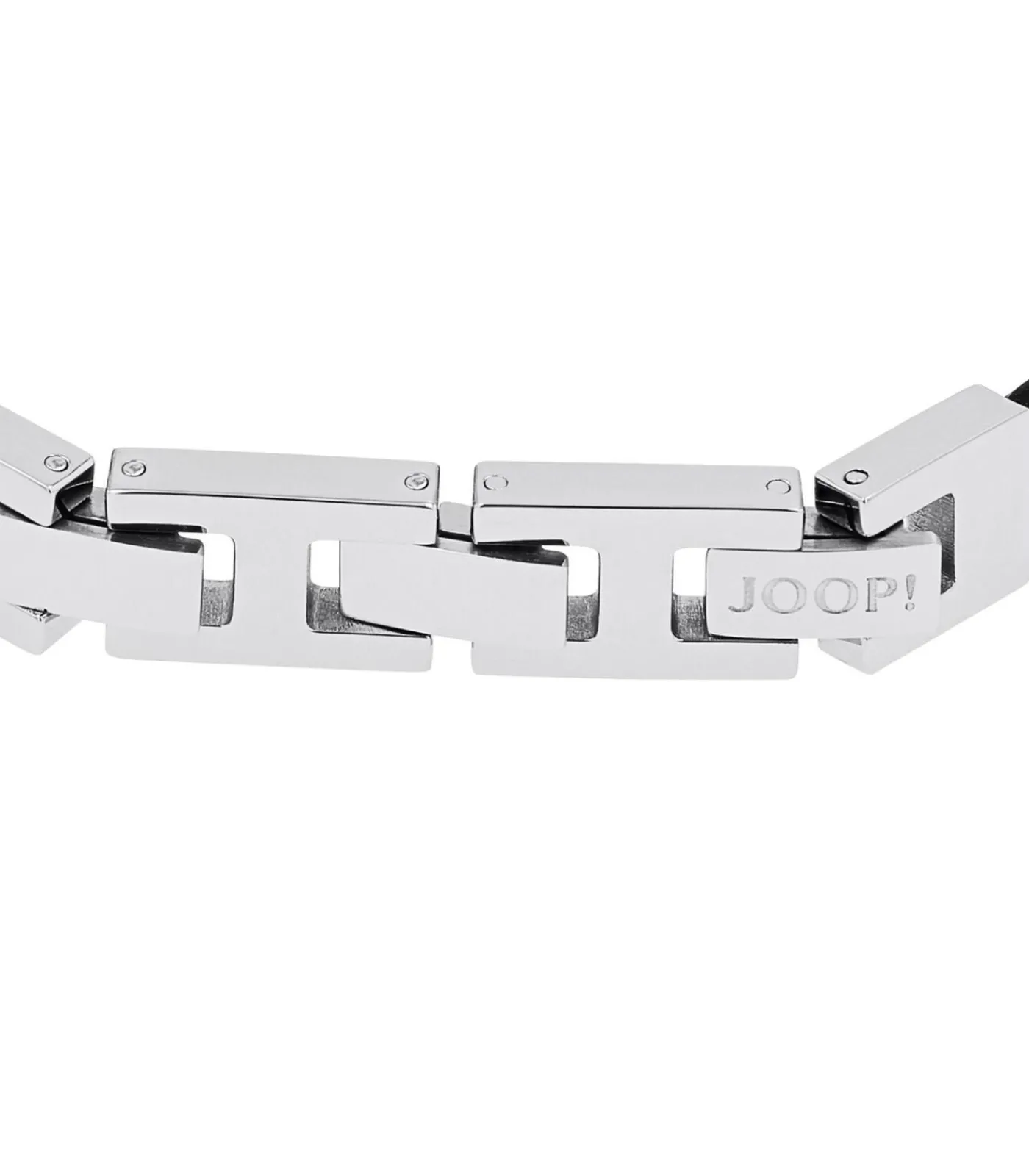 Heren JOOP! Armband voor mannen, roestvrij staal, lijnsteen