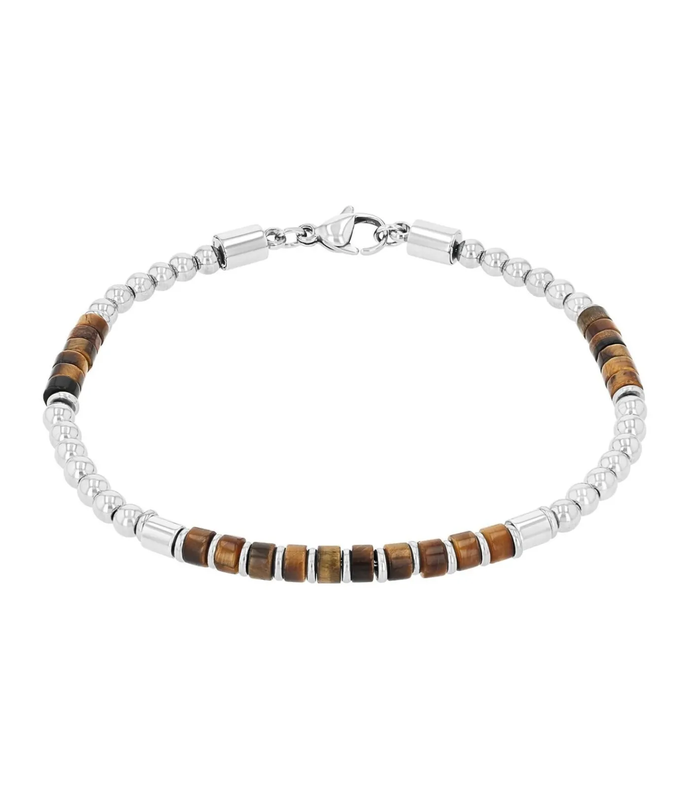 Armband voor mannen, roestvrij staal, tijgeroog Heren Armbanden