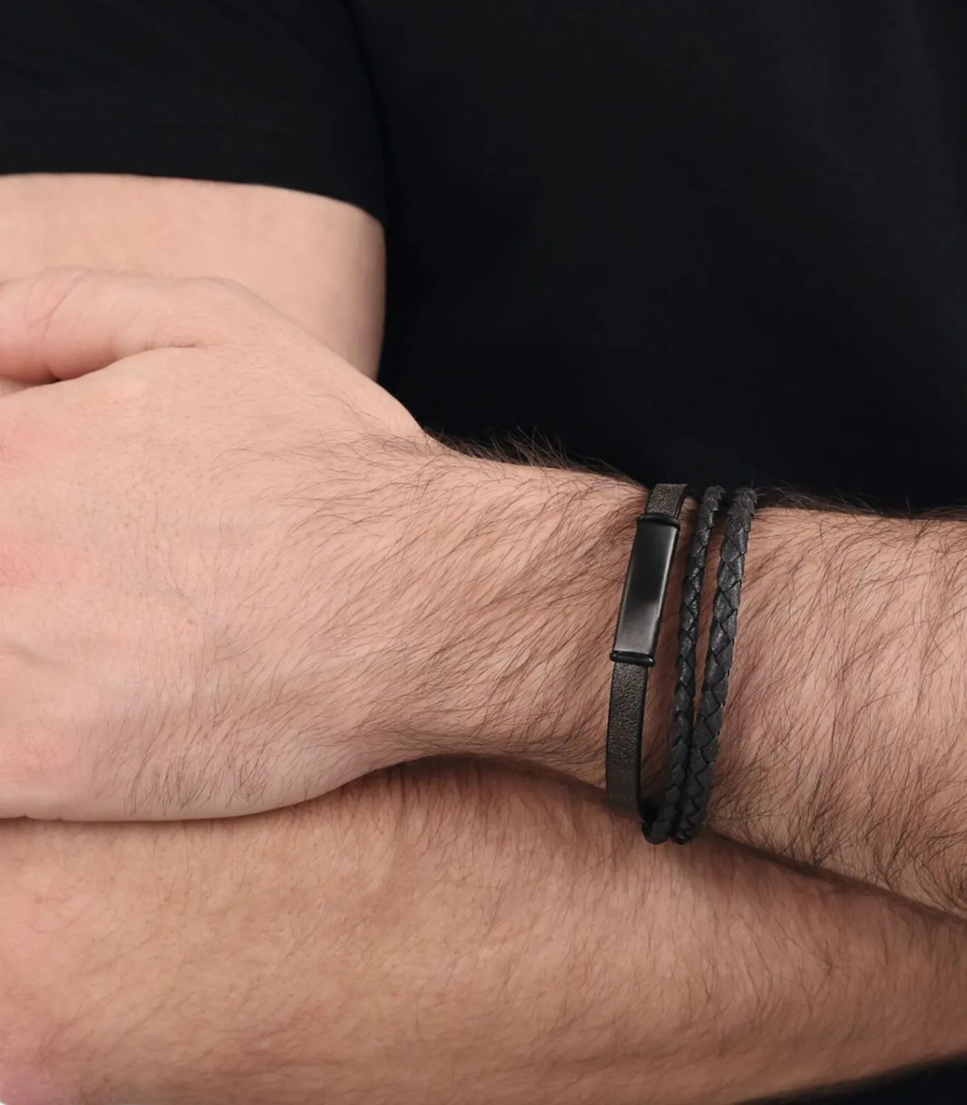 Heren Amor Armband voor mannen, roestvrij staal