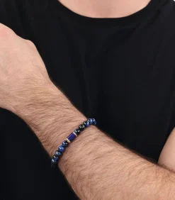 Sale Armband voor mannen, roestvrij staal, tijgeroog Heren Armbanden