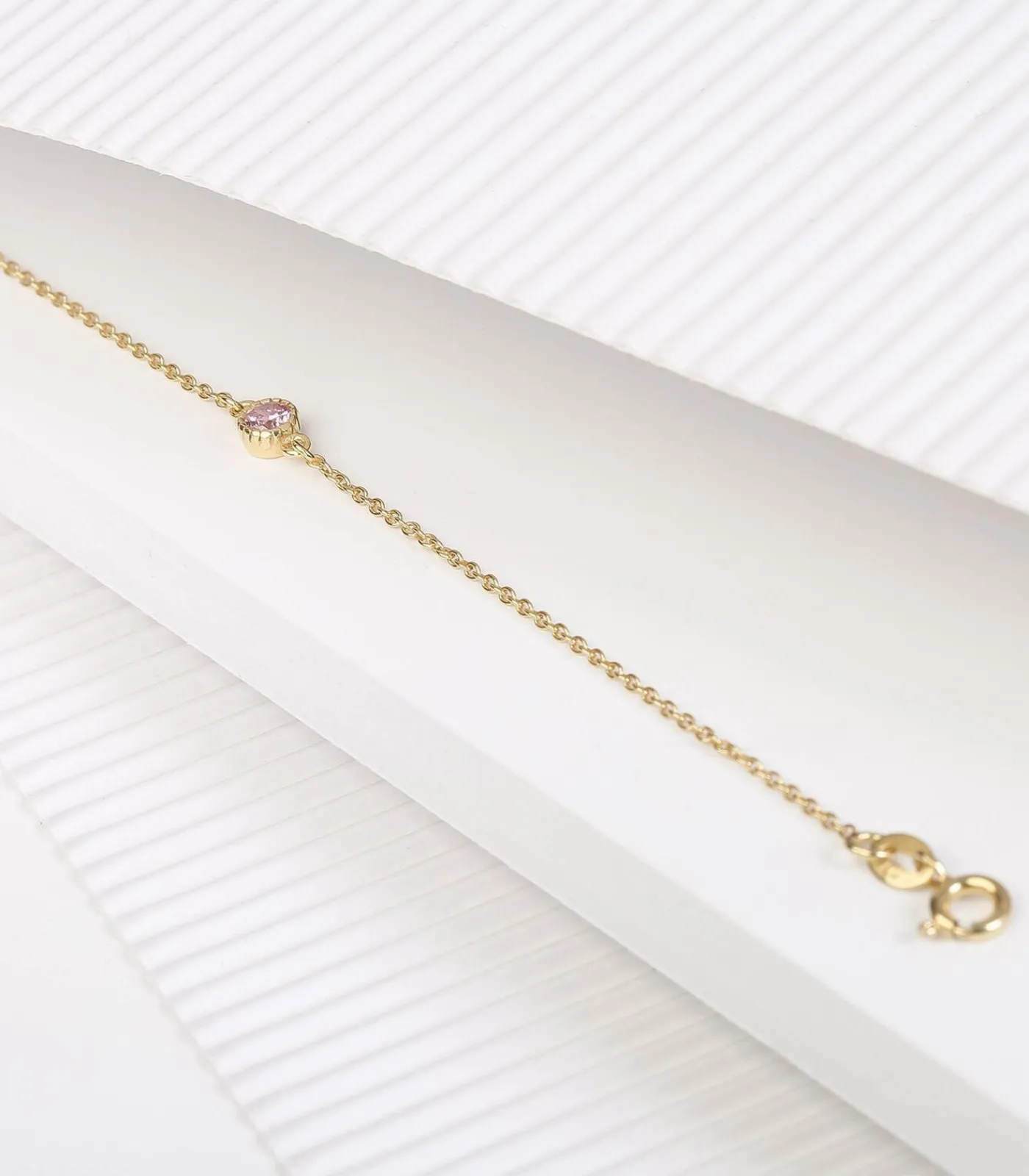 DAMES Lucardi Armband Zilver 19 cm - Goudkleurig