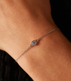 DAMES Lucardi Armband Zilver 19 cm - Goudkleurig