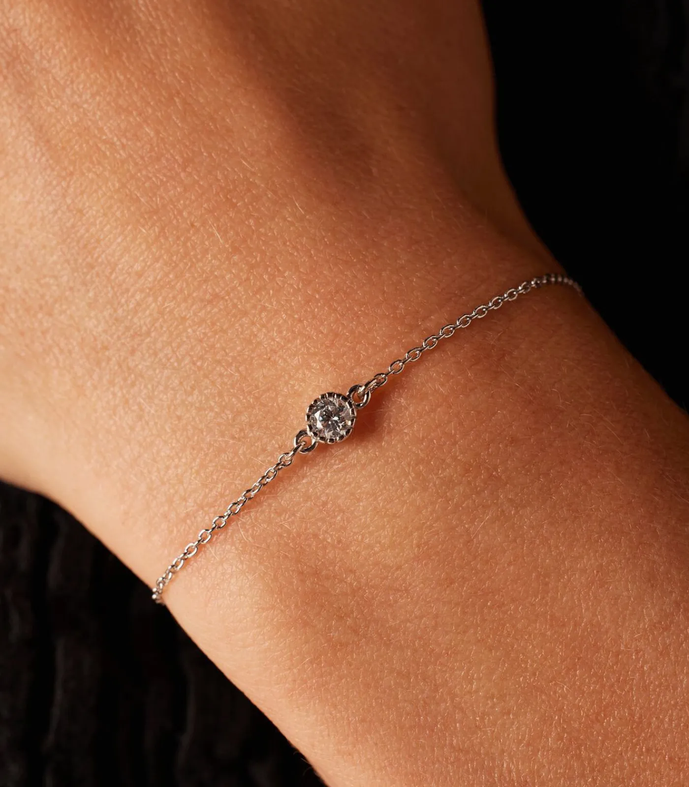 DAMES Lucardi Armband Zilver 19 cm - Goudkleurig