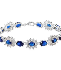 DAMES Lucardi Armband Zilver 17.50 cm - Goudkleurig