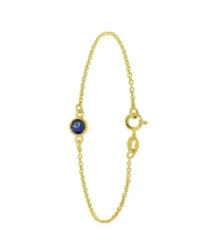 DAMES Lucardi Armband Zilver 19 cm - Goudkleurig