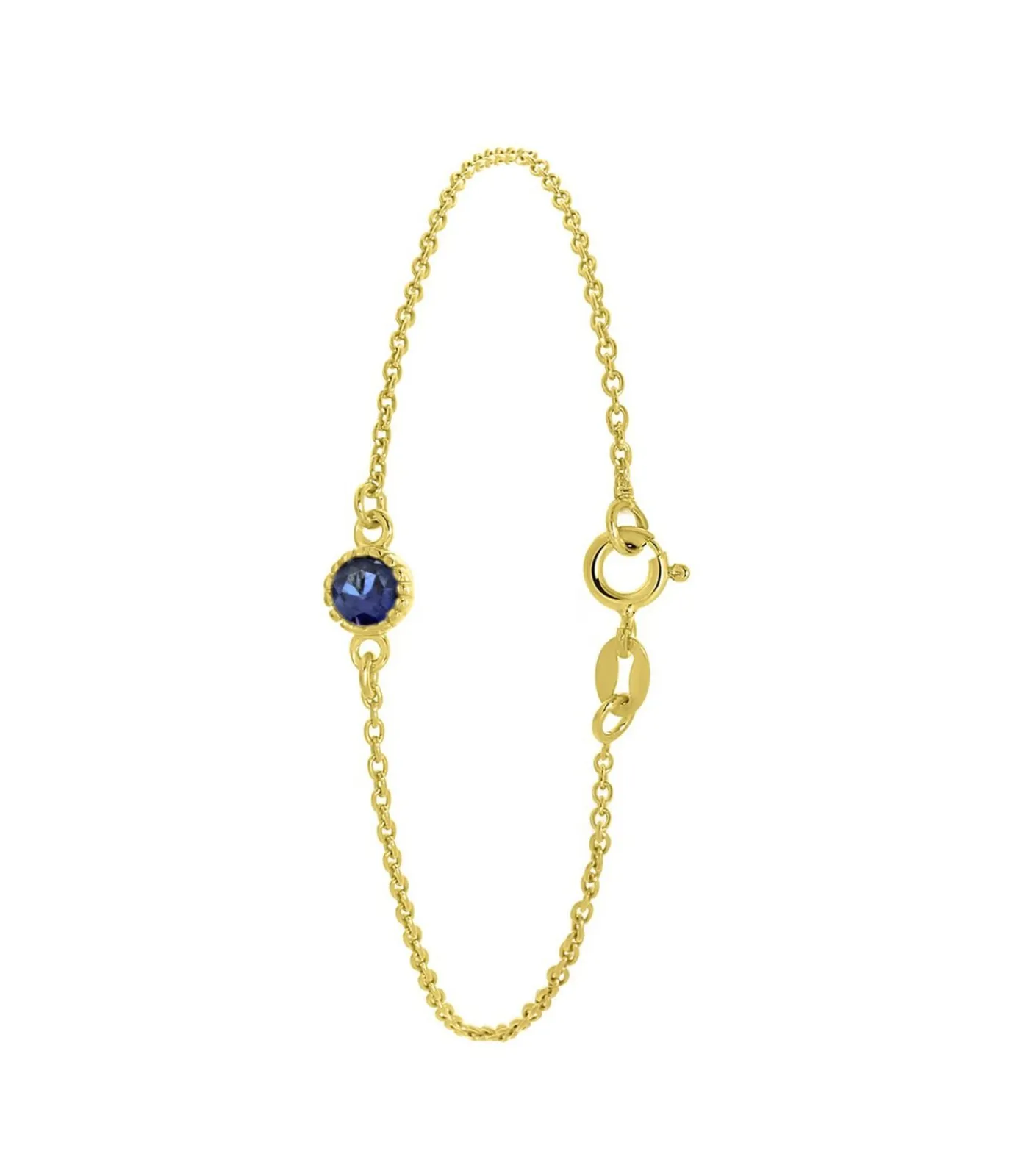 DAMES Lucardi Armband Zilver 19 cm - Goudkleurig