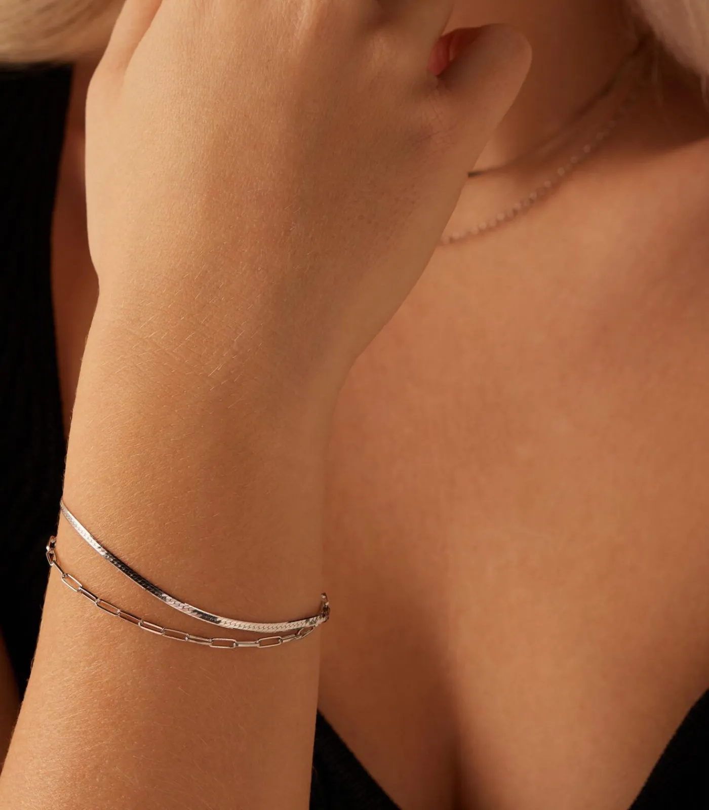 DAMES Lucardi Armband Zilver 19 cm - Zilverkleurig