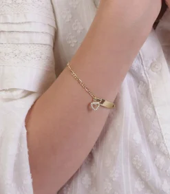 DAMES Lucardi Armband Zilver goudkleurig