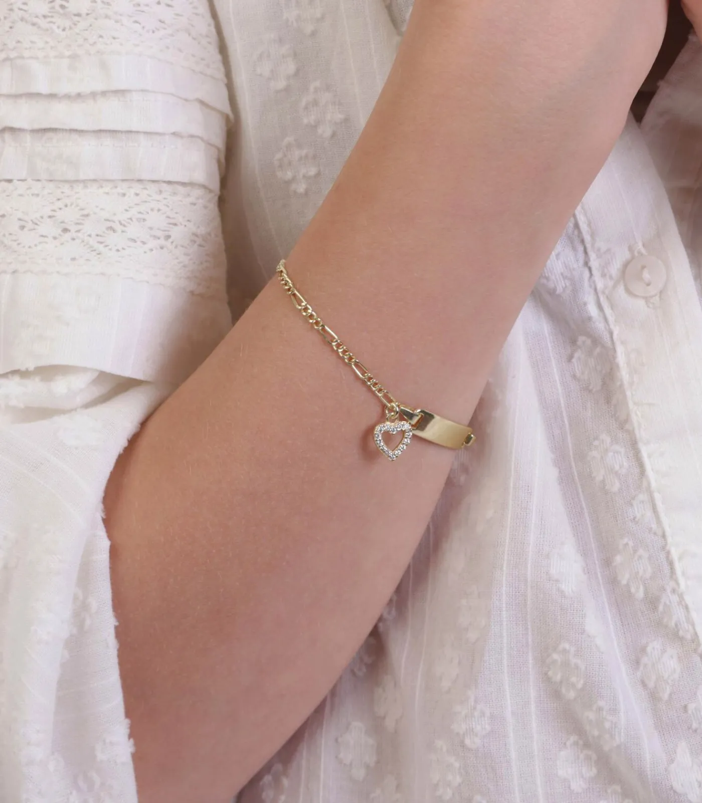 DAMES Lucardi Armband Zilver goudkleurig