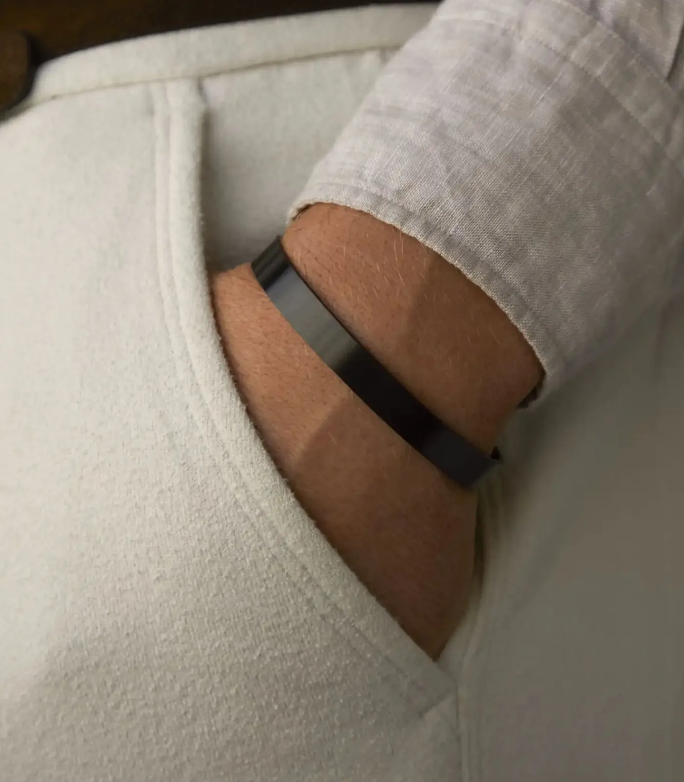 Heren Mats Meier Armband Zwart MM320018