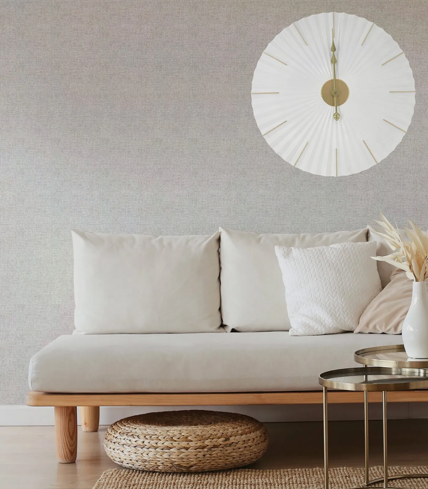 Outlet Klok - origami - 60x60 Wanddecoratie