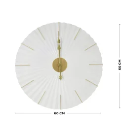 Outlet Klok - origami - 60x60 Wanddecoratie