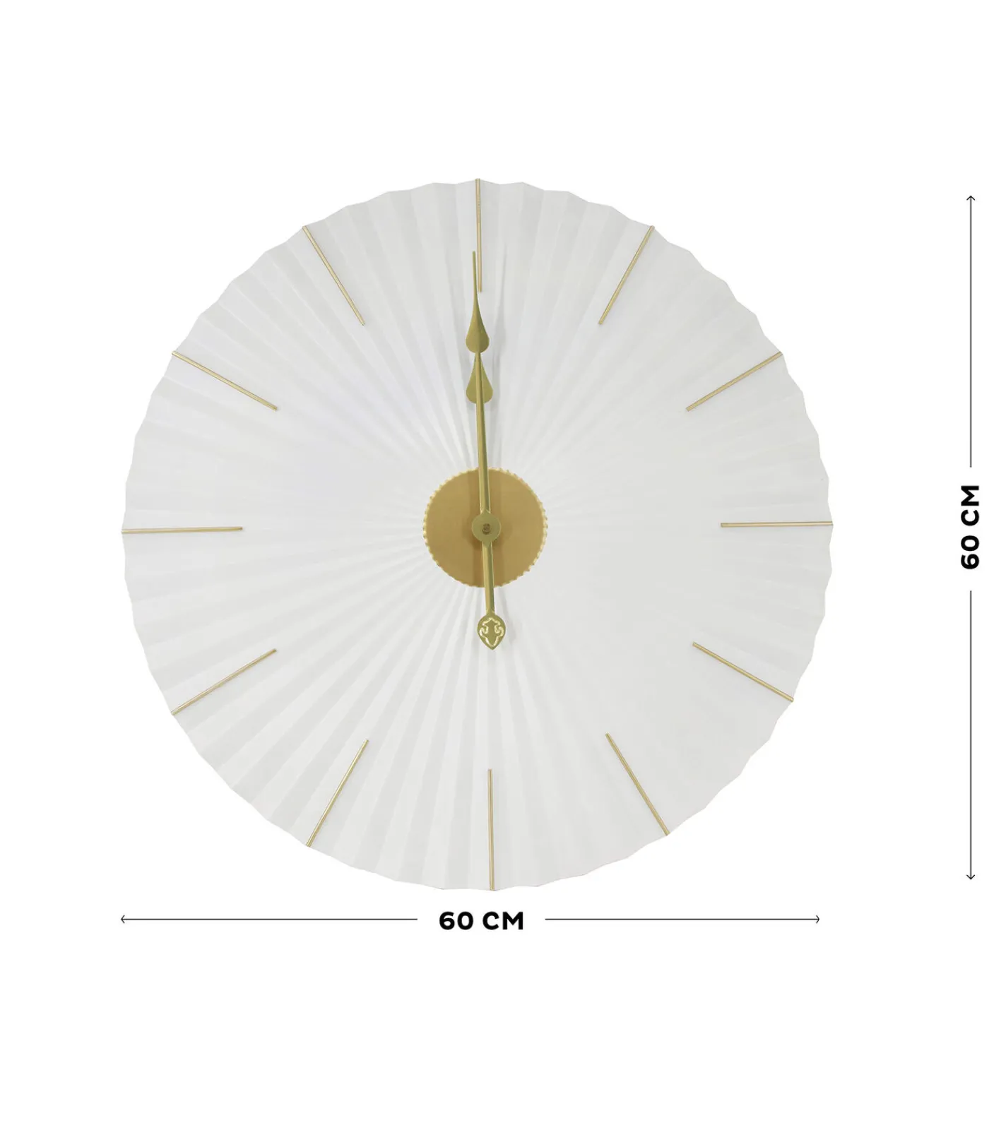 Outlet Klok - origami - 60x60 Wanddecoratie