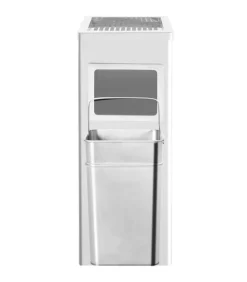 vidaXL Asbak/prullenbak Hotel 36 L roestvrij staal