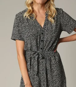 DAMES Deeluxe ASUKA - Damesshort met dierenprint en verstelbare taille