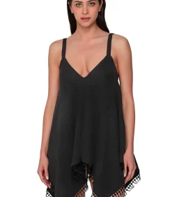 DAMES LUNA Asymmetrische strandjurk Bliss