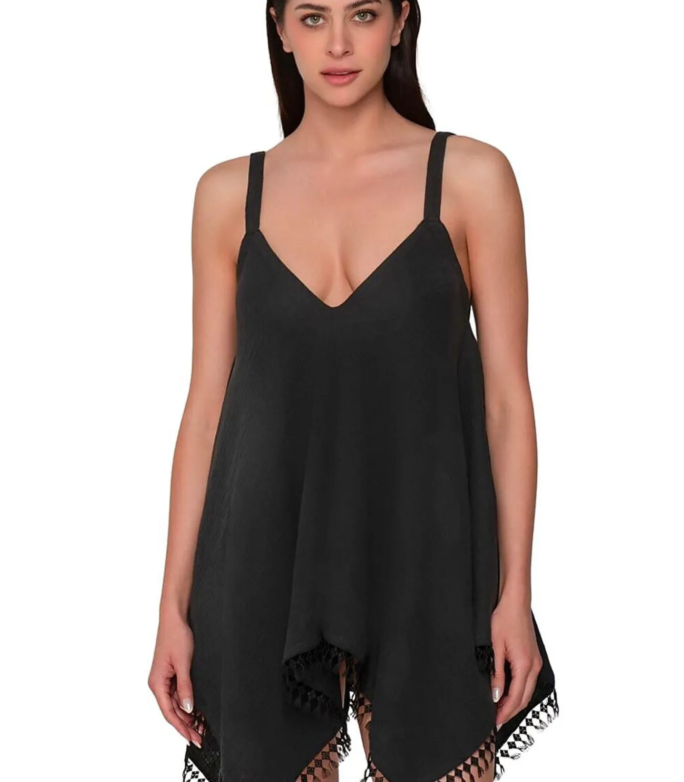 DAMES LUNA Asymmetrische strandjurk Bliss