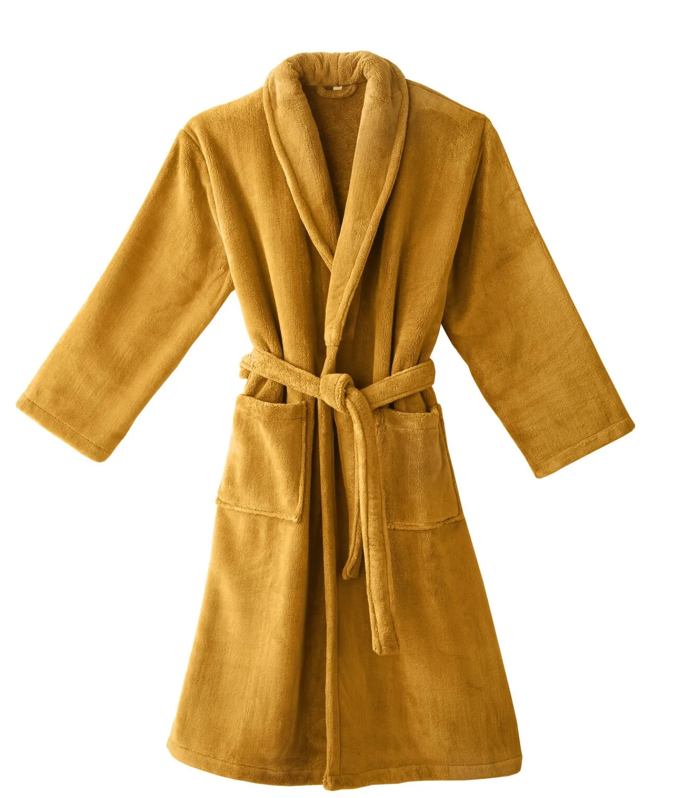 DAMES Blanc des Vosges ATHENA Curry - Badjas unisex microvezel