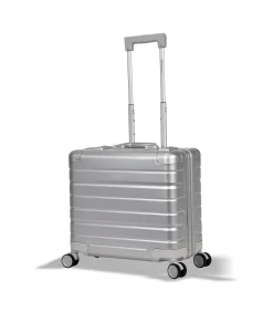 Discount Athens Pilot Koffer 4 Wielen Zilveren Trolleys