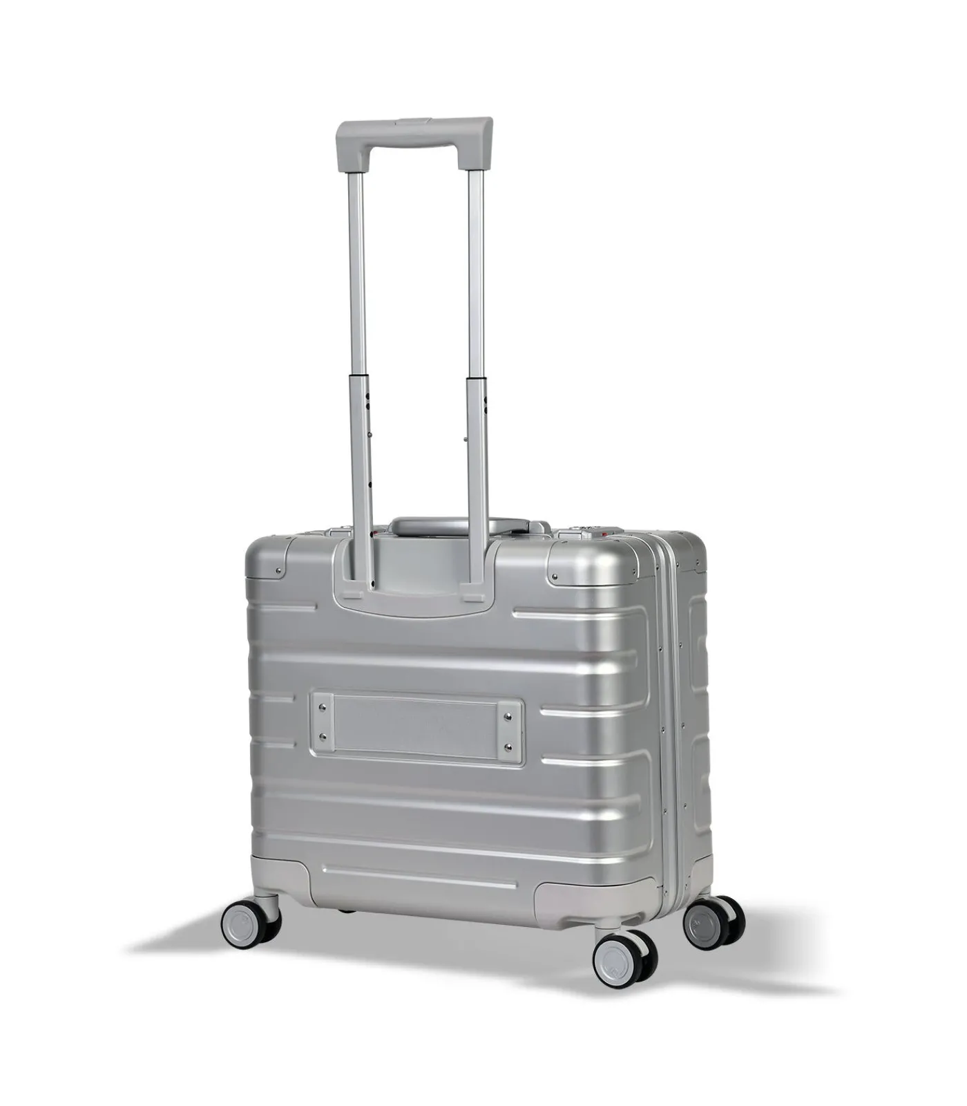 Discount Athens Pilot Koffer 4 Wielen Zilveren Trolleys