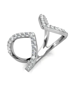 DAMES MYC-Paris Aurora ring - Oostenrijks kristal van zeer hoge kwaliteit