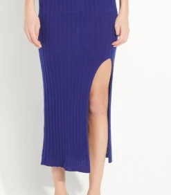 Online AVA 13 lange rok met split - 100% kasjmier DAMES Rokken