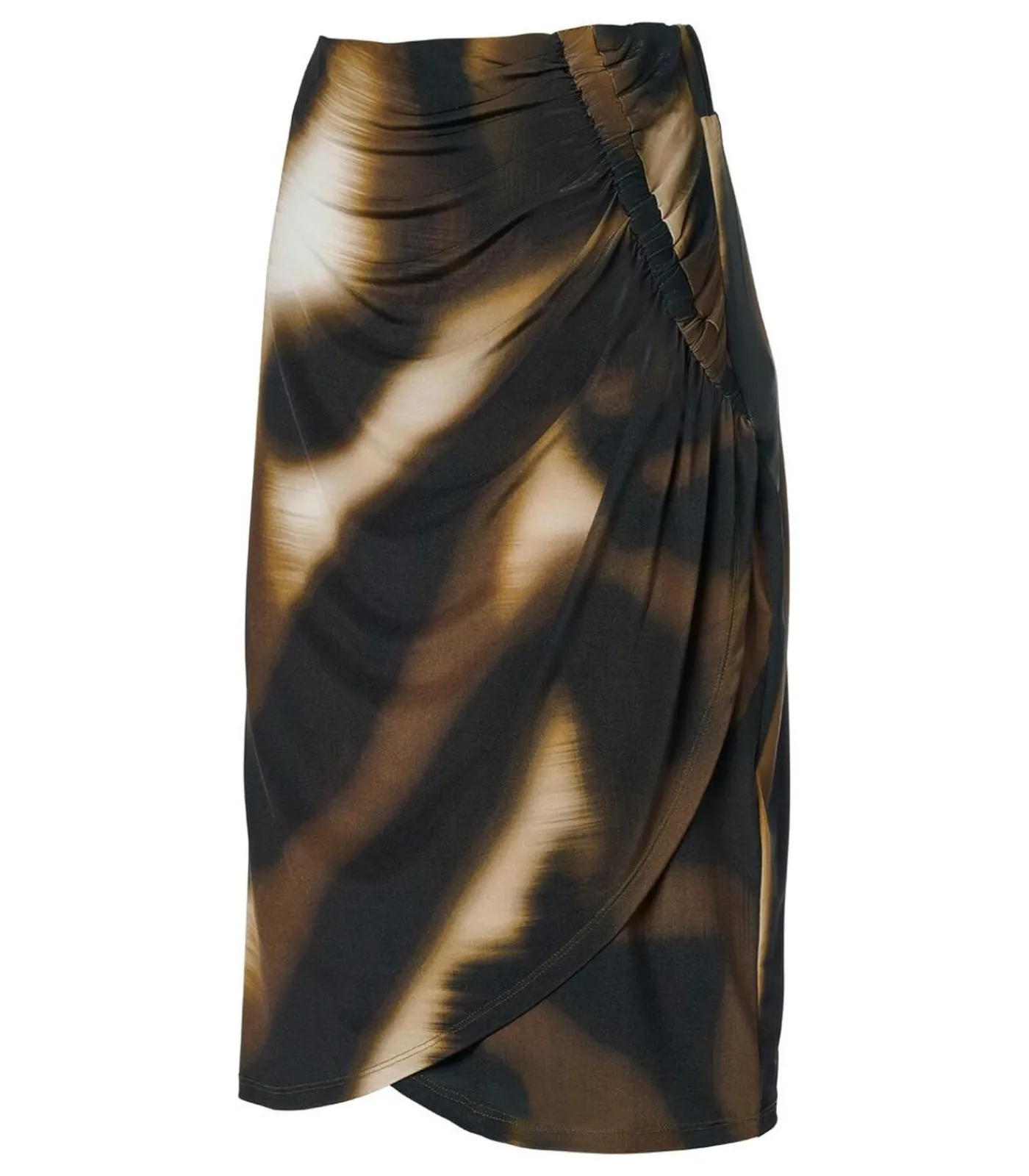 DAMES Mart Visser Avery Print Rok Olijfgroen / Multi