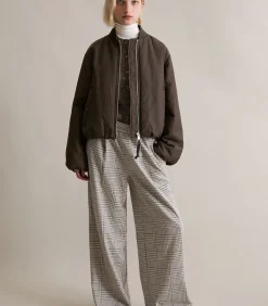 DAMES Marc O’Polo DENIM Aviator-stijl relaxed cropped blouson