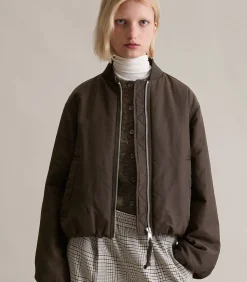 DAMES Marc O’Polo DENIM Aviator-stijl relaxed cropped blouson