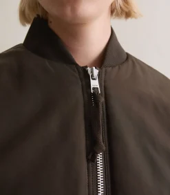 DAMES Marc O’Polo DENIM Aviator-stijl relaxed cropped blouson