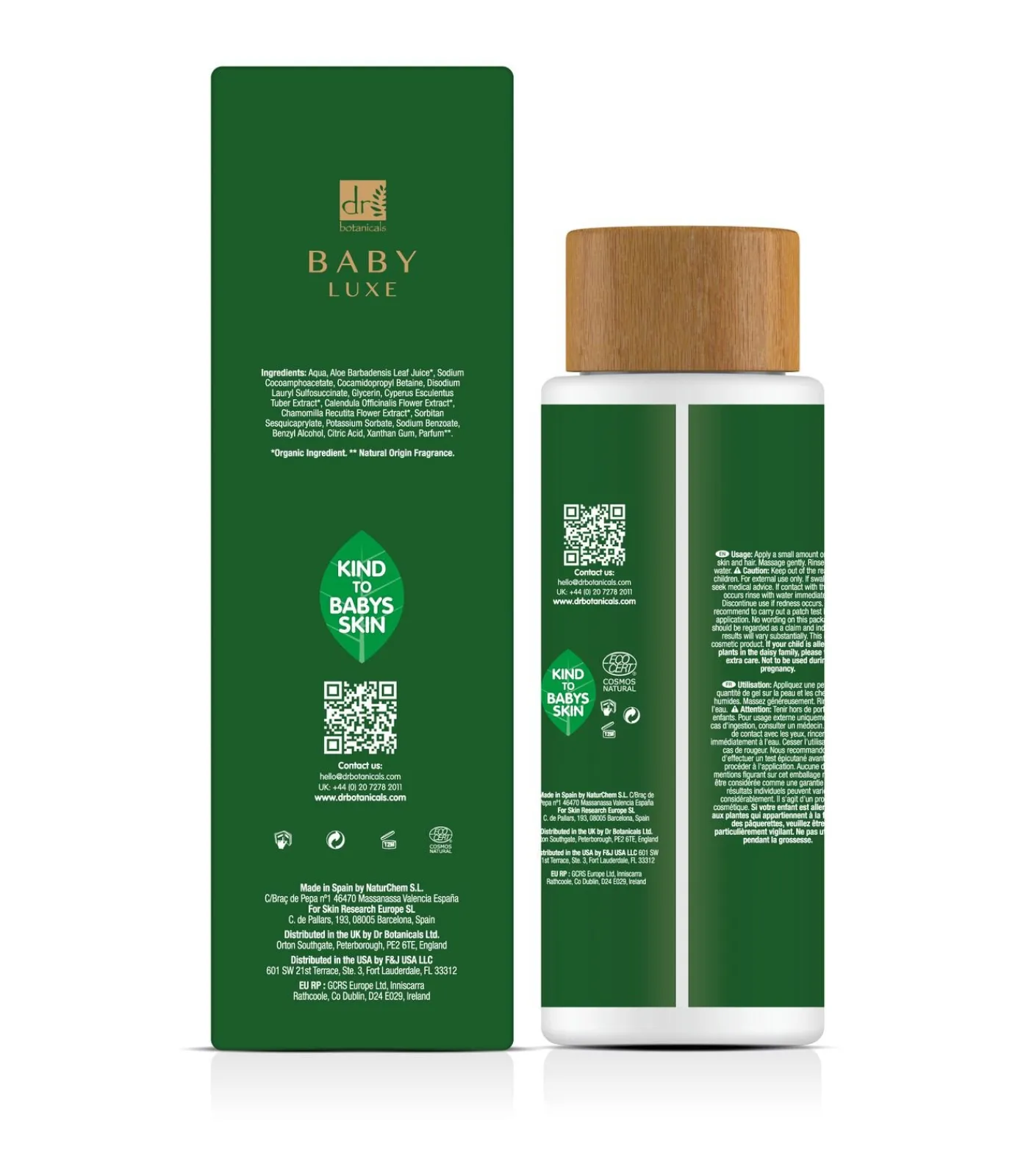 BABY LUX - Aloë Vera & Kamille Baby Shampoo en Badgel Shampoo