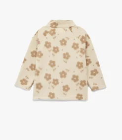 Kinderen Koton Baby sweatshirt bloemenpatroon rits