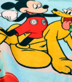 Kinderen Disney Badcape bedrukt 100% katoen, MICKEY