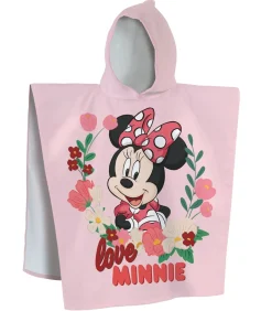 Kinderen Disney Badcape bedrukt 100% katoen, MINNIE CUTE