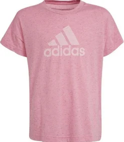 Kinderen Adidas BADGE OF SPORT - T-shirt - Roze