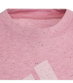 Kinderen Adidas BADGE OF SPORT - T-shirt - Roze