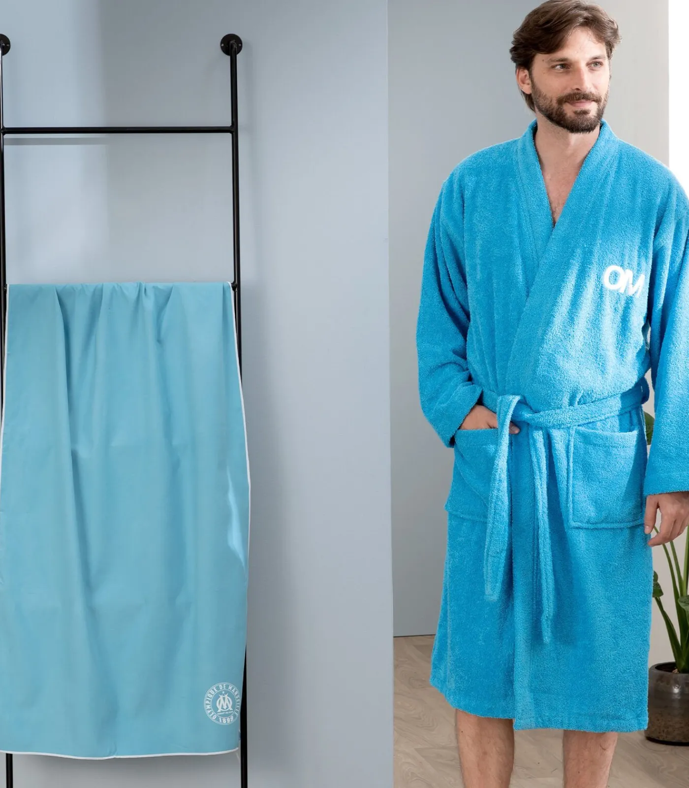 DAMES Matt & Rose Badjas 100% katoen, 1899